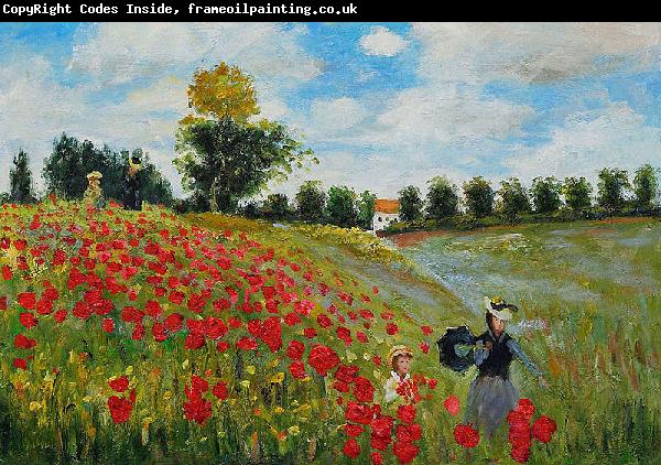 Claude Monet Poppy Field in Argenteuil